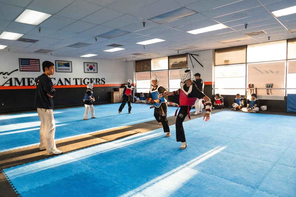 Students training at ATI studio